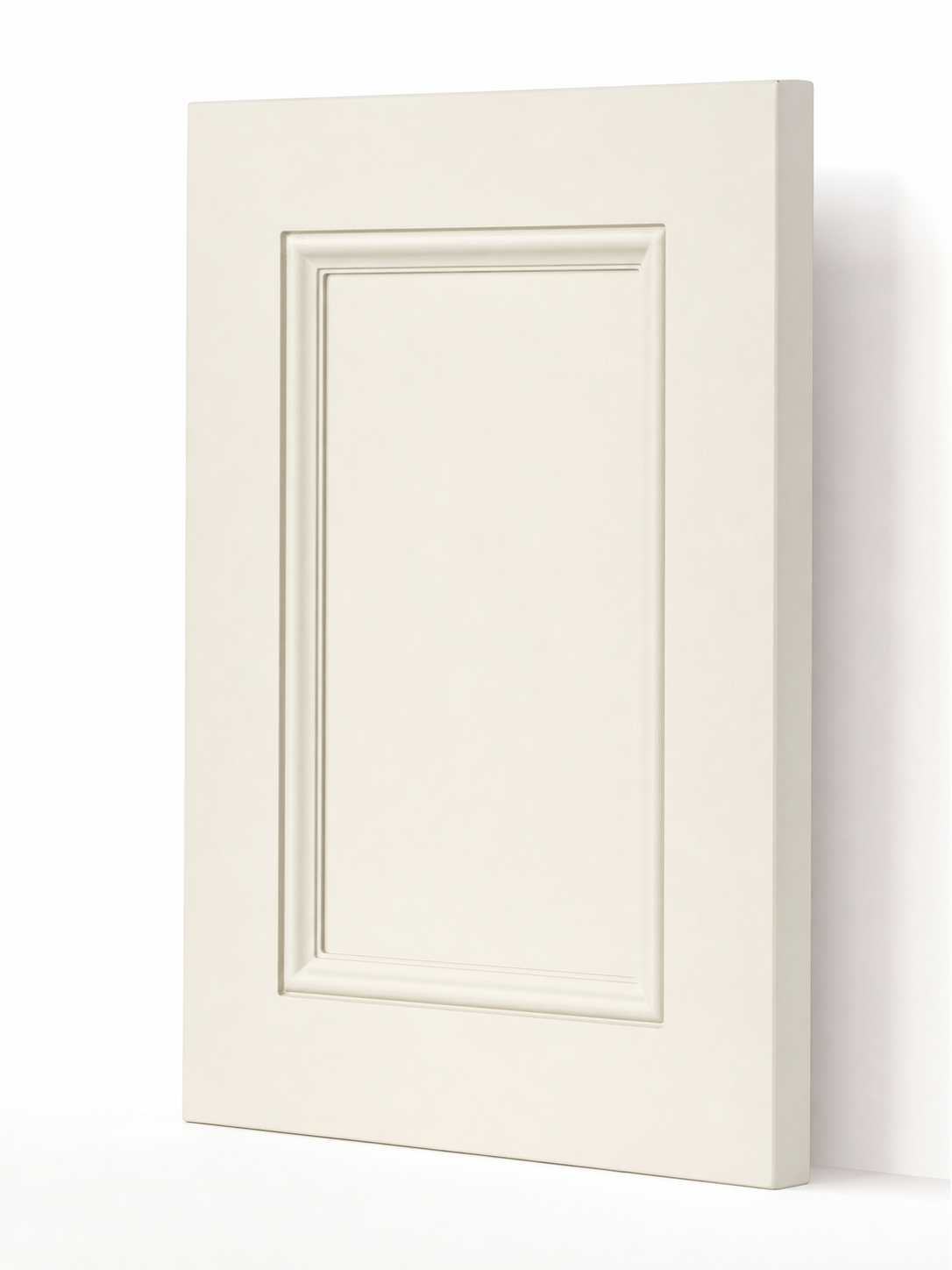 Augsburg Slab custom cabinet door in Wimborne White